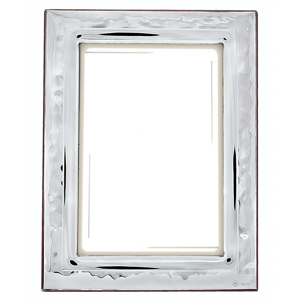 Κορνίζα Ασημένια Φωτογραφίας Γάμου 9x13 - MA-415W-D