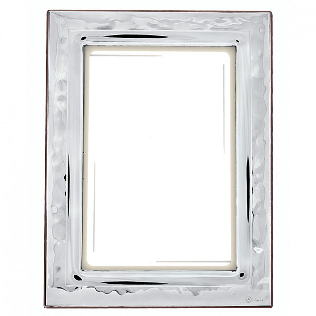 Κορνίζα Ασημένια Φωτογραφίας Γάμου 9x13 - MA-415W-D