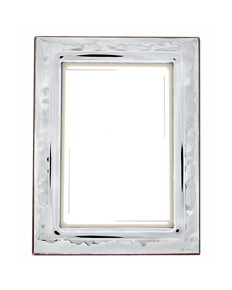 Κορνίζα Ασημένια Φωτογραφίας Γάμου 9x13 - MA-415W-D