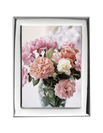 Κορνίζα Ασημένια Φωτογραφίας Γάμου 9x13 - MA-419-WD