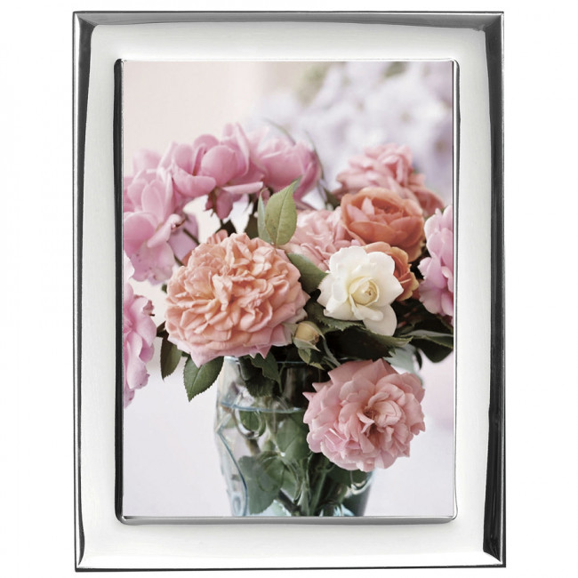 Κορνίζα Ασημένια Φωτογραφίας Γάμου 9x13 - MA-419-WD