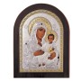 Εικόνα Παναγία Η Ιεροσολυμίτισσα 15x21 Aπό Ασήμι και Ξύλο - MAE1102BX