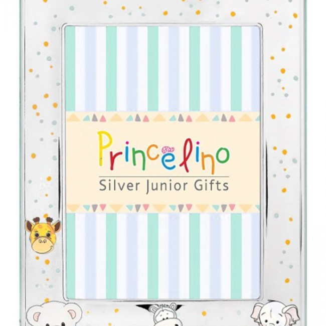 Παιδική Κορνίζα Ασημένια Ζωάκια 13x18 - MA-153B-C