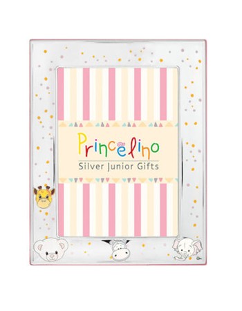 Παιδική Κορνίζα Ασημένια Ζωάκια 9x13 - MA-153D-R