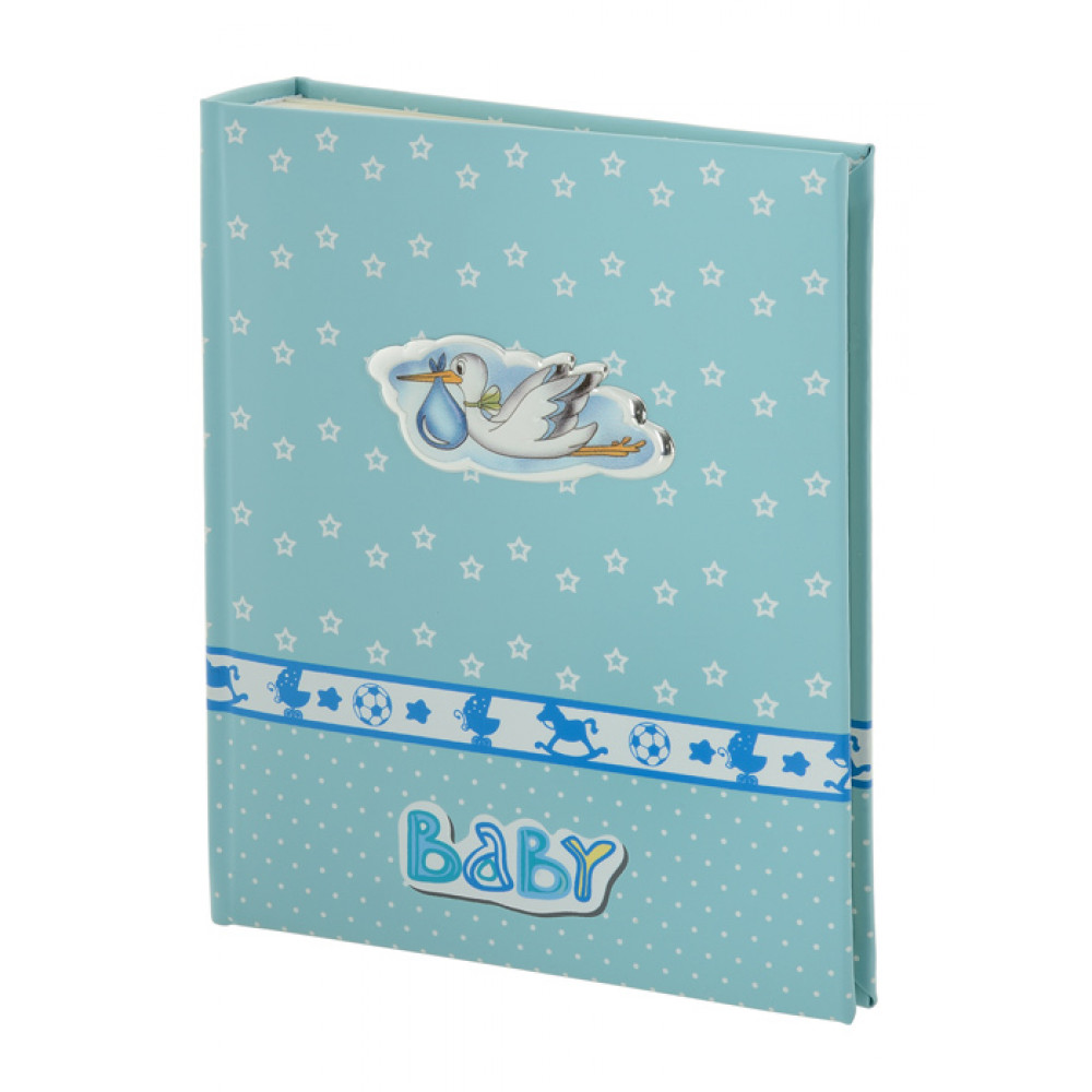 Παιδικό Άλμπουμ Φωτογραφιών Ασήμι-Δερματίνη 20x25 cm - MA-A259C
