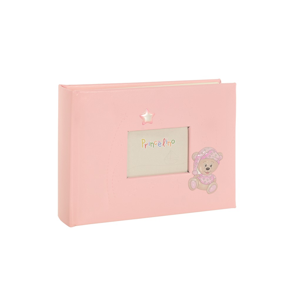 Παιδικό Άλμπουμ Φωτογραφιών Αρκουδάκι Δερματίνη 15x20 cm - MA-A346-R