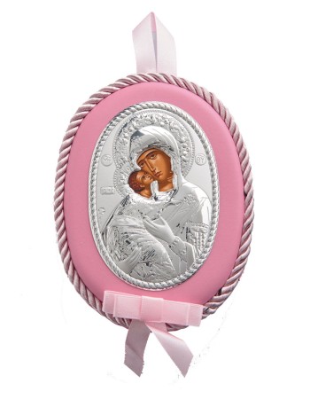 Εικόνα Μωρού-Παιδική Ασημένια Βλαδημηρ 10x12 - MA-D1110-LR