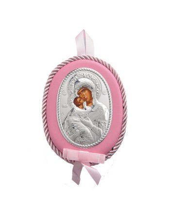 Εικόνα Μωρού-Παιδική Ασημένια Βλαδημηρ 10x12 - MA-D1110-LR