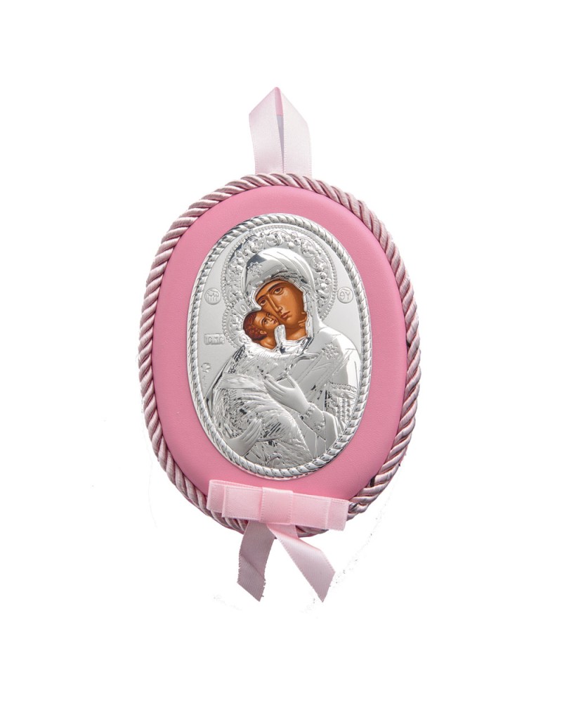 Εικόνα Μωρού-Παιδική Ασημένια 10x12 - MA-D1110-LR