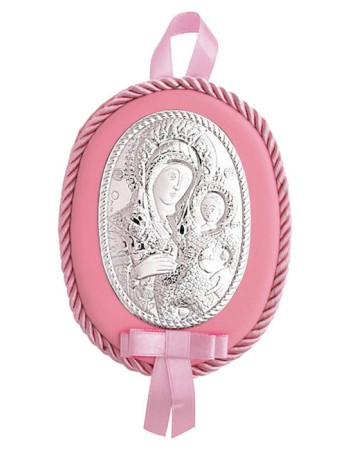 Εικόνα Μωρού-Παιδική Ασημένια 10x12 - MA-DM603-LR