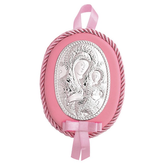 Εικόνα Μωρού-Παιδική Ασημένια 10x12 - MA-DM603-LR