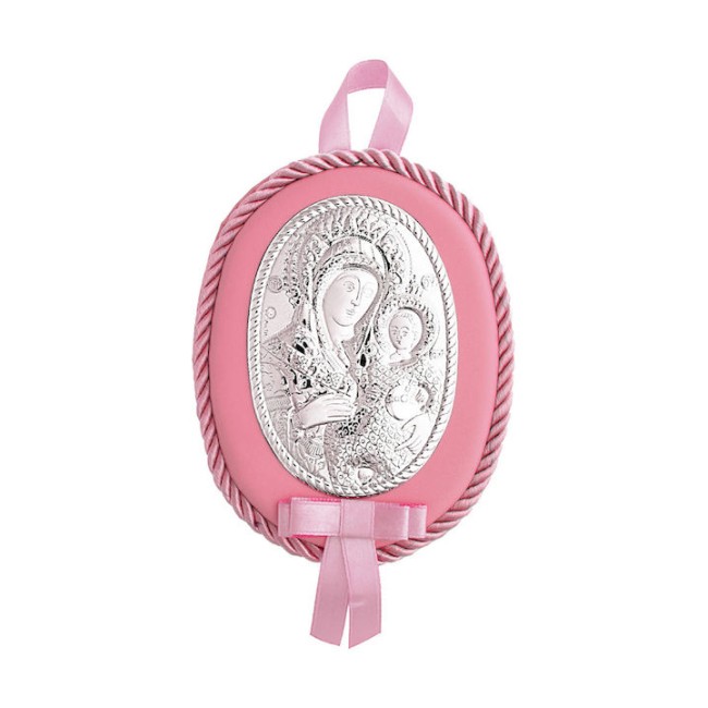 Εικόνα Μωρού-Παιδική Ασημένια 10x12 - MA-DM603-LR