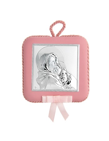 Εικόνα Μωρού-Παιδική Ασημένια - MA-DM604-R-MUSIC