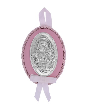 Διακοσμητικό Παναγίτσα Κούνιας Νεογέννητου Κορίτσι - MAD516-R