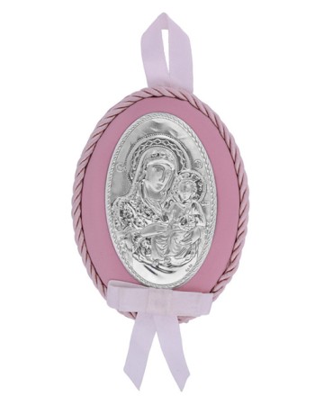 Διακοσμητικό Παναγίτσα Κούνιας Νεογέννητου Κορίτσι - MAD516-R