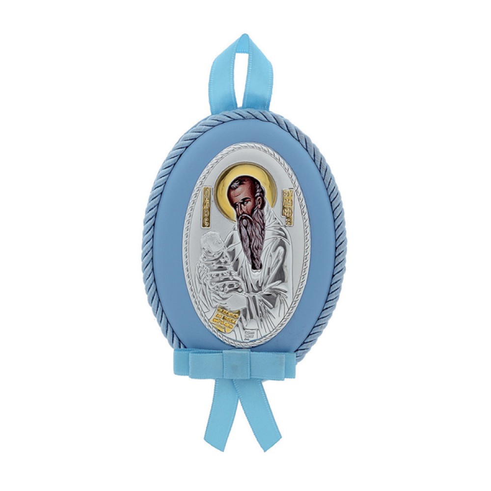 Διακοσμητικό Κούνιας Νεογέννητου Αγόρι-Άγιος Στυλιανός - MAD517-C