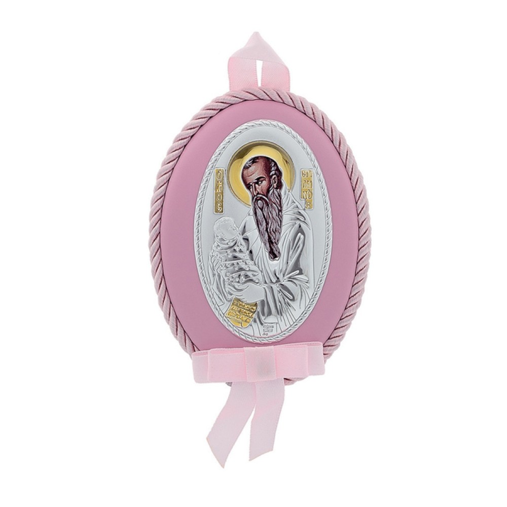 Διακοσμητικό Κούνιας Άγιος Στυλιανός Νεογέννητου Κορίτσι - MAD517-R