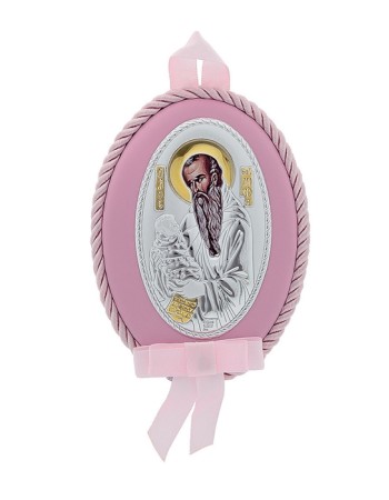 Διακοσμητικό Κούνιας Άγιος Στυλιανός Νεογέννητου Κορίτσι - MAD517-R