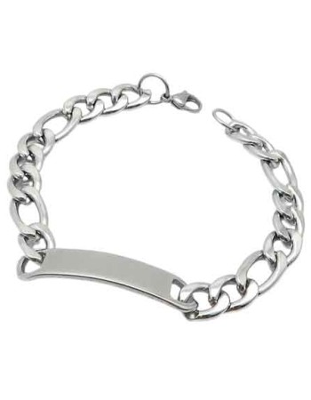 Βραχιόλι PUPPIS Ταυτότητα Stainless Steel - PUB28449S