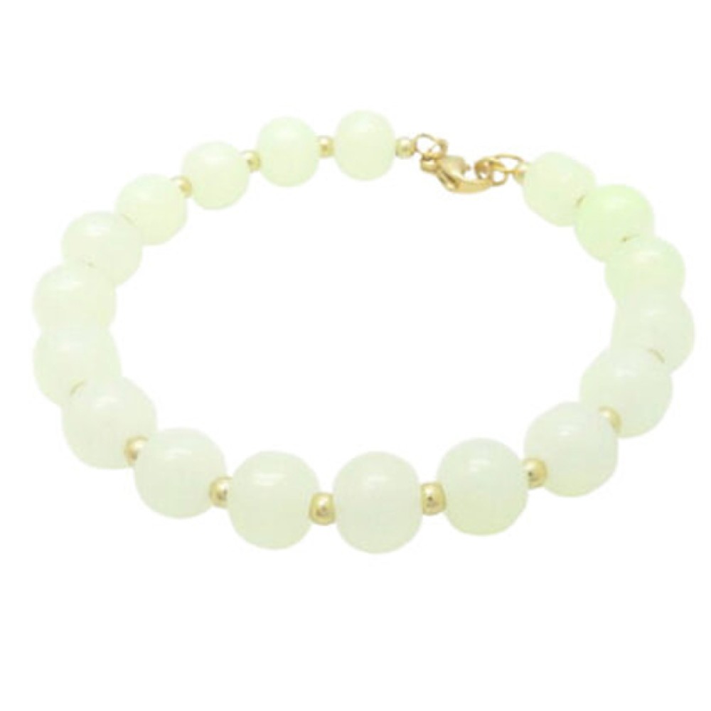 Βραχιόλι PUPPIS Stainless Steel Σταθερό Χρυσό με Κίτρινες Πέτρες - PUB88078G