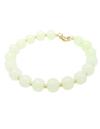 Βραχιόλι PUPPIS Stainless Steel Σταθερό Χρυσό με Κίτρινες Πέτρες - PUB88078G