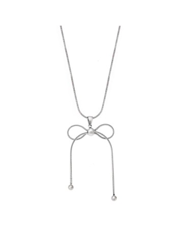 Κολιέ PUPPIS Stainless Steel, με φιόγκο - PUP20961S