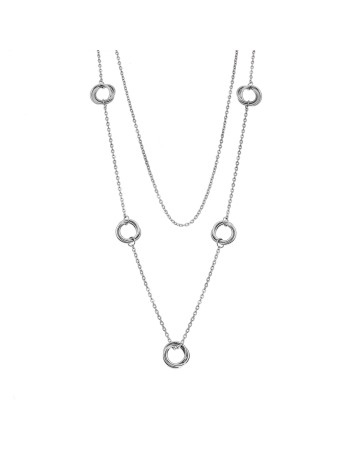 Κολιέ Γυναικείο PUPPIS Stainless Steel Plated - PUP33028S