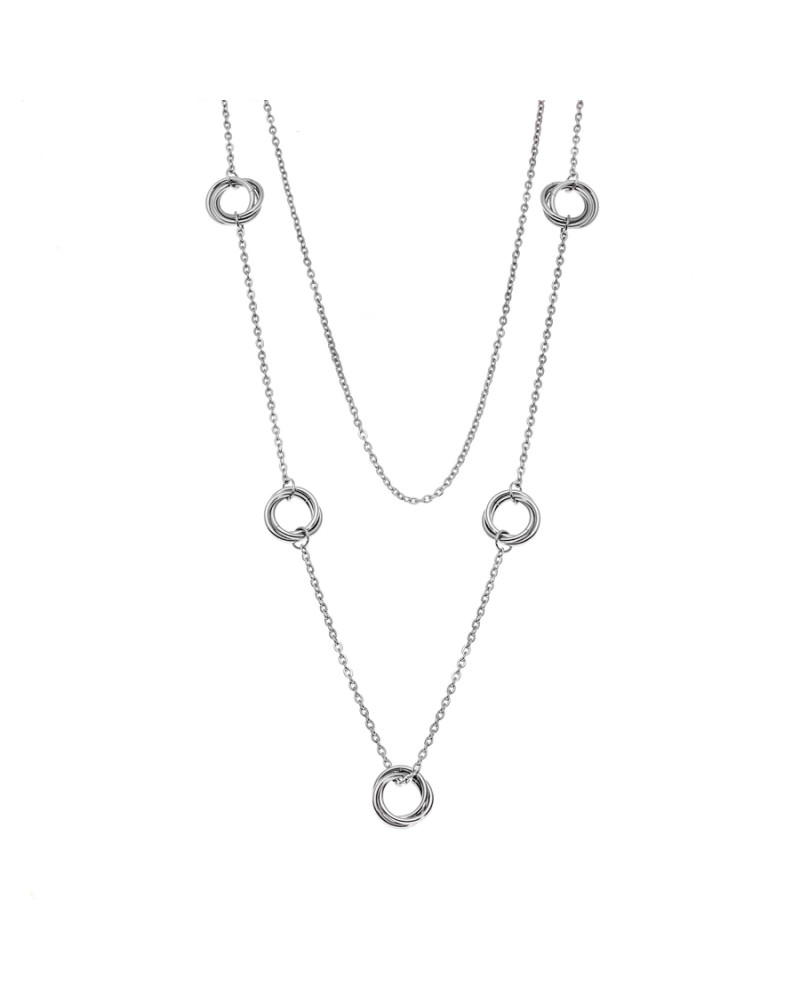 Κολιέ Γυναικείο PUPPIS Stainless Steel Plated - PUP33028S