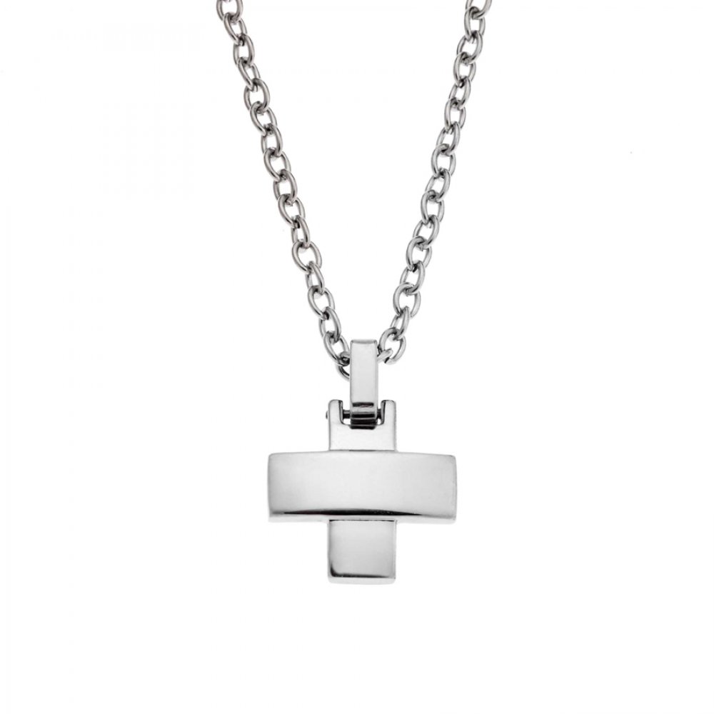 Μενταγιόν Σταυρός PUPPIS Stainless Steel - PUP56924S