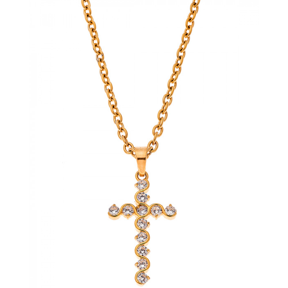 Κολιέ PUPPIS Gold Stainless Steel - PUP77470G