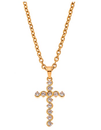 Κολιέ PUPPIS Gold Stainless Steel - PUP77470G