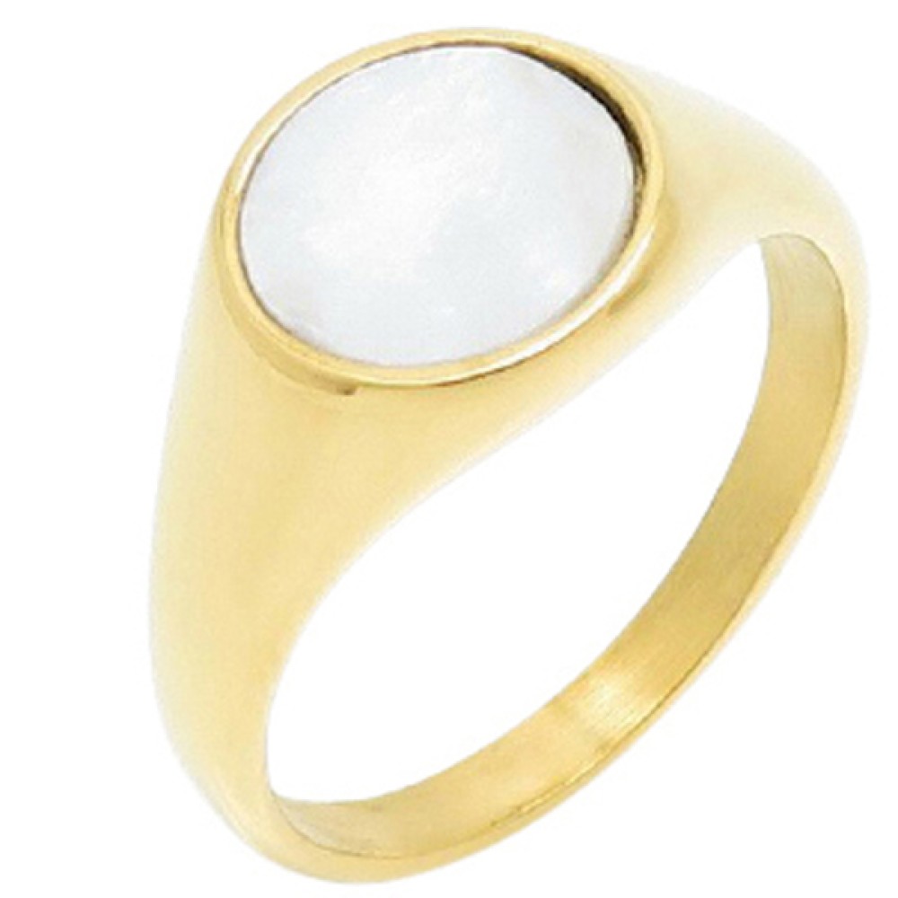 Δαχτυλίδι PUPPIS Stainless Steel Gold Plated - PUR00772G