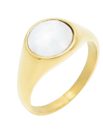 Δαχτυλίδι PUPPIS Gold Plated Stainless Steel - PUR00772G