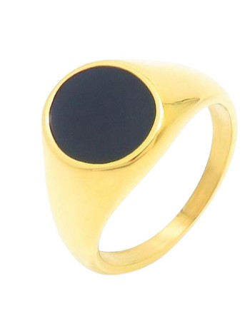 Δαχτυλίδι PUPPIS Stainless Steel Gold Plated - PUR03678G