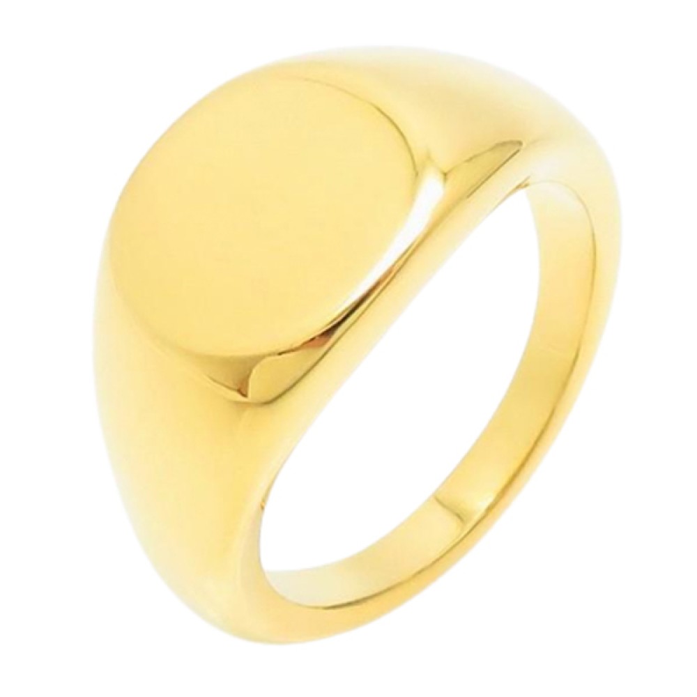 Δαχτυλίδι PUPPIS Stainless Steel Gold Plated - PUR04687G