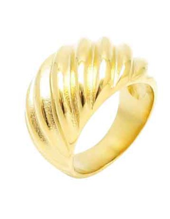 Δαχτυλίδι PUPPIS Gold Plated Stainless Steel - PUR10056G