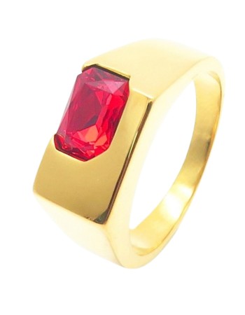 Δαχτυλίδι PUPPIS Gold Plated Stainless Steel - PUR11609G