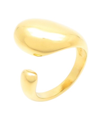 Δαχτυλίδι PUPPIS Stainless Steel Gold Plated - PUR11640G