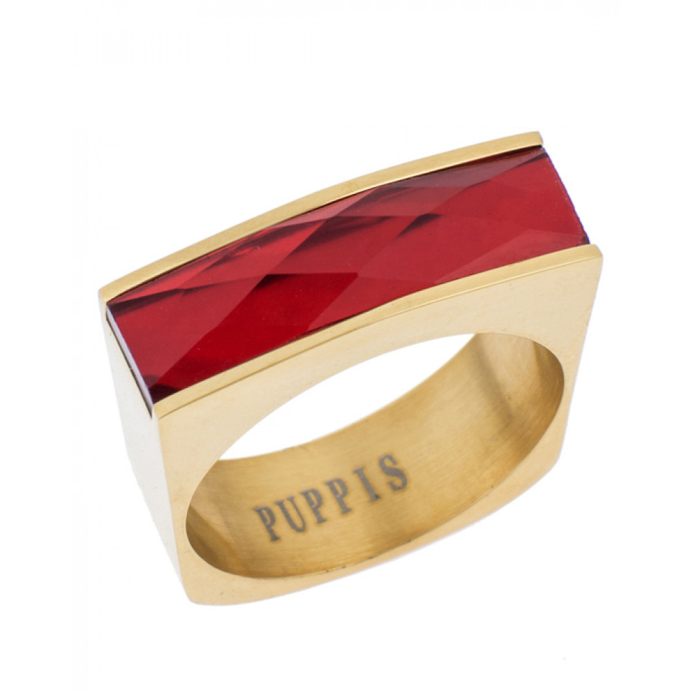Δαχτυλίδι PUPPIS Gold Steel - PUR38116G
