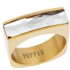 Δαχτυλίδι PUPPIS Gold Steel - PUR38119G