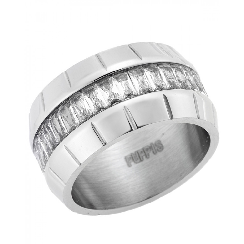 Δαχτυλίδι PUPPIS Stainless Steel - PUR50335S