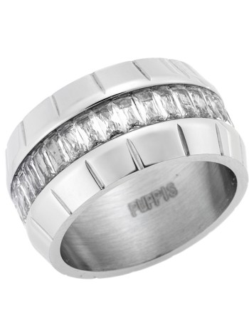 Δαχτυλίδι PUPPIS Stainless Steel - PUR50335S