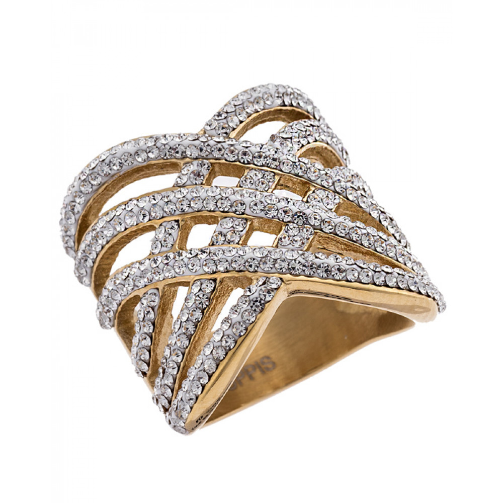 Δαχτυλίδι PUPPIS Steel Gold - PUR53000G