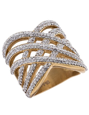 Δαχτυλίδι PUPPIS Steel Gold - PUR53000G