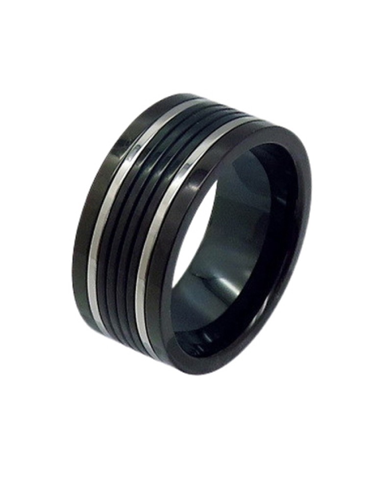 Δαχτυλίδι Ανδρικό PUPPIS Stainless Steel - PUR90164B