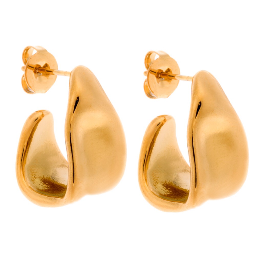 Σκουλαρίκια PUPPIS Gold Plated Stainless Steel - PUW14287G