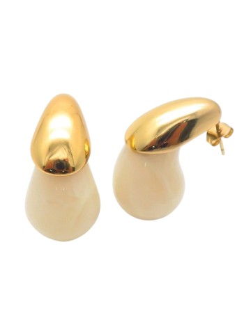 Σκουλαρίκια PUPPIS Gold Plated Stainless Steel - PUW15121G