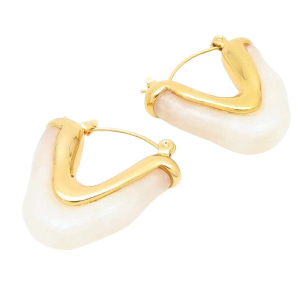 Σκουλαρίκια PUPPIS Gold Plated Stainless Steel - PUW15485G