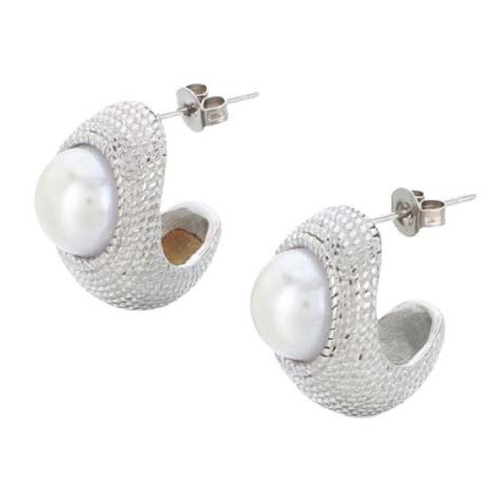 Σκουλαρίκια PUPPIS Stainless Steel - PUW17587S