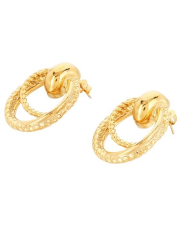 Σκουλαρίκια PUPPIS Gold Plated Stainless Steel - PUW17616G